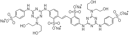 structure of CAS# 16470-24-9, 荧光增白剂 220