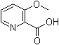 structure of CAS# 16478-52-7, 3-甲氧基-2-吡啶羧酸