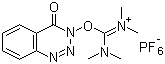 structure of CAS# 164861-52-3, 2-(3,4-二氢-4-氧代-1,2,3-苯并三唑-3-基)-1,1,3,3-四甲基脲六氟磷酸盐