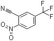 structure of CAS# 16499-52-8, 2-Nitro-5-(trifluoromethyl)benzonitrile