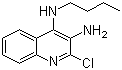 structure of CAS# 165120-40-1, N4-Butyl-2-chloro-3,4-quinolinediamine