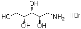 5-Amino-5-deoxy-D-arabinitol hydrobromide molecular structure (CAS 165173-04-6)