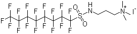 CAS 登录号：1652-63-7, 全氟辛基季胺碘化物, 全氟辛基磺酰胺丙基三甲基铵碘化物, FC-134