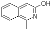 structure of CAS# 16535-89-0, 3-羟基-1-甲基异喹啉