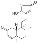 CAS 登录号：165459-53-0, 5-羟基-4-[2-(1,2,3,4,4a,7,8,8a-八氢-1,2,4a,5-四甲基-7-氧代-1-萘基)乙基]-2(5H)-呋喃酮