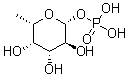 structure of CAS# 16562-59-7, 6-脱氧-beta-L-半乳糖 1-磷酸酯