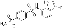 structure of CAS# 165668-41-7, Indisulam