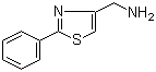 structure of CAS# 165736-03-8, (2-Phenyl-1,3-thiazol-4-yl)methylamine