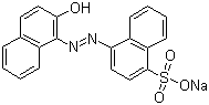 structure of CAS# 1658-56-6, Acid Red 88