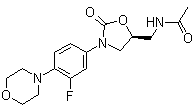 structure of CAS# 165800-03-3, Linezolid