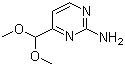 structure of CAS# 165807-05-6, 4-二甲氧基甲基嘧啶-2-胺