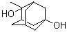4-Methyltricyclo[3.3.1.1(3,7)]decane-1,4-diol molecular structure (CAS 165963-57-5)