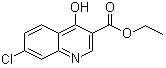 structure of CAS# 16600-22-9, 7-氯-4-羟基-3-喹啉羧酸乙酯