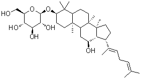 CAS # 166040-90-0, Isoginsenoside Rh3, (20E)-Ginsenoside Rh3, 3-O-beta-D-Glucopyranosyldammara-(E)-20(22),24-diene-3beta,12beta-diol