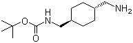 structure of CAS# 166168-16-7, 反式-4-(叔丁氧羰基氨基甲基)环己基甲胺
