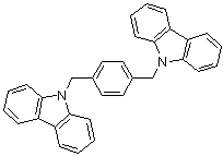 CAS 登录号：166256-60-6, 9,9'-[1,4-亚苯基二(亚甲基)]二-9H-咔唑