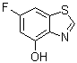 structure of CAS# 1665288-66-3, 6-Fluoro-4-benzothiazolol