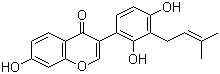 structure of CAS# 166547-20-2, 黄甘草异黄酮 A