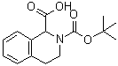 structure of CAS# 166591-85-1, 3,4-二氢-1,2(1H)-异喹啉二甲酸 2-叔丁酯