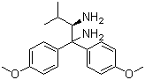 structure of CAS# 166764-19-8, (2R)-(-)-1,1-双(4-甲氧基苯基)-3-甲基-1,2-丁二胺