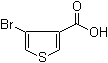 structure of CAS# 16694-17-0, 4-溴-3-噻吩甲酸