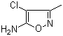 structure of CAS# 166964-09-6, 4-氯-3-甲基异恶唑-5-胺