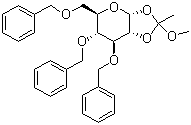 CAS # 16697-49-7, 3,4,6-Tri-O-benzyl-beta-D-mannopyranose-1,2-(methyl orthoacetate)