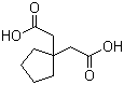 structure of CAS# 16713-66-9, 1,1-环戊烷二乙酸