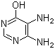 structure of CAS# 1672-50-0, 4,5-二氨基-6-羟基嘧啶