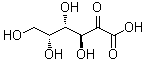 CAS # 16722-49-9, D-lyxo-2-Hexulosonic acid, 2-Ketogalactonic acid, 2-Oxo-D-galactonic acid, 2-keto-D-Galactonic acid, alpha-keto-D-Galactonic acid