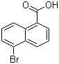 CAS 登录号：16726-67-3, 5-溴萘-1-甲酸