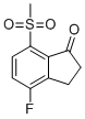 structure of CAS# 1672665-29-0, 4-氟-7-(甲基磺酰基)-2,3-二氢-1H-茚-1-酮