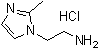 structure of CAS# 167298-64-8, 2-Methyl-1H-imidazole-1-ethanamine monohydrochloride