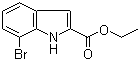 structure of CAS# 16732-69-7, Ethyl 7-bromo-1H-indole-2-carboxylate