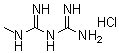 structure of CAS# 1674-62-0, N'-Methylbiguanide monohydrochloride