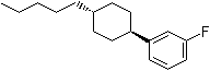 CAS 登录号：167407-65-0, 反式-1-氟-3-(4-戊基环己基)苯