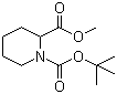 structure of CAS# 167423-93-0, Methyl N-Boc-piperidine-2-carboxylate