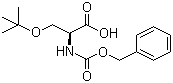 CAS 登录号：1676-75-1, N-苄氧羰基-O-叔丁基-L-丝氨酸