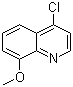 structure of CAS# 16778-21-5, 4-氯-8-甲氧基喹啉