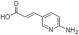 structure of CAS# 167837-43-6, (2E)-3-(6-Amino-3-pyridinyl)-2-propenoic acid