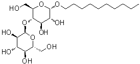 CAS # 168037-12-5, Decyl alpha-D-maltopyranoside, Decyl 4-O-alpha-D-glucopyranosyl-alpha-D-glucopyranoside