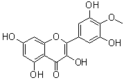 structure of CAS# 16805-10-0, 3,3',5,5',7-五羟基-4'-甲氧基黄酮
