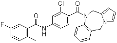 structure of CAS# 168079-32-1, 利昔伐坦