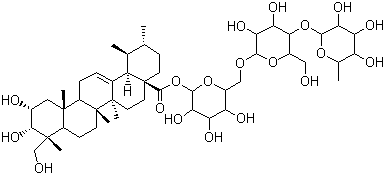 structure of CAS# 16830-15-2, Asiaticoside