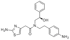 CAS # 1684452-82-1, Mirabegron Impurity 33, (R)-N-(4-Aminophenethyl)-2-(2-aminothiazol-4-yl)-N-(2-hydroxy-2-phenylethyl)acetamide