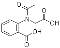 structure of CAS# 16851-69-7, 2-[乙酰基(羧甲基)氨基]苯甲酸
