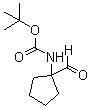 structure of CAS# 168539-99-9, (1-甲酰基环戊基)氨基甲酸叔丁酯