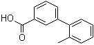 2'-Methylbiphenyl-3-carboxylic acid molecular structure (CAS 168618-44-8)