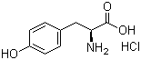 structure of CAS# 16870-43-2, L-酪氨酸盐酸盐