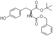 structure of CAS# 16881-33-7, N-(苄氧羰基)-L-酪氨酸叔丁酯